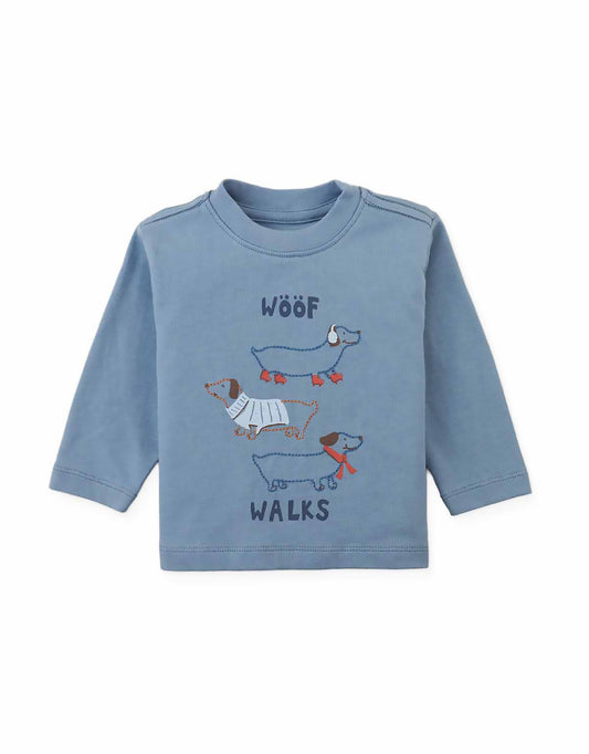 GINGERSNAPS - TB - MYRON GRAPHIC TEE - BLUE