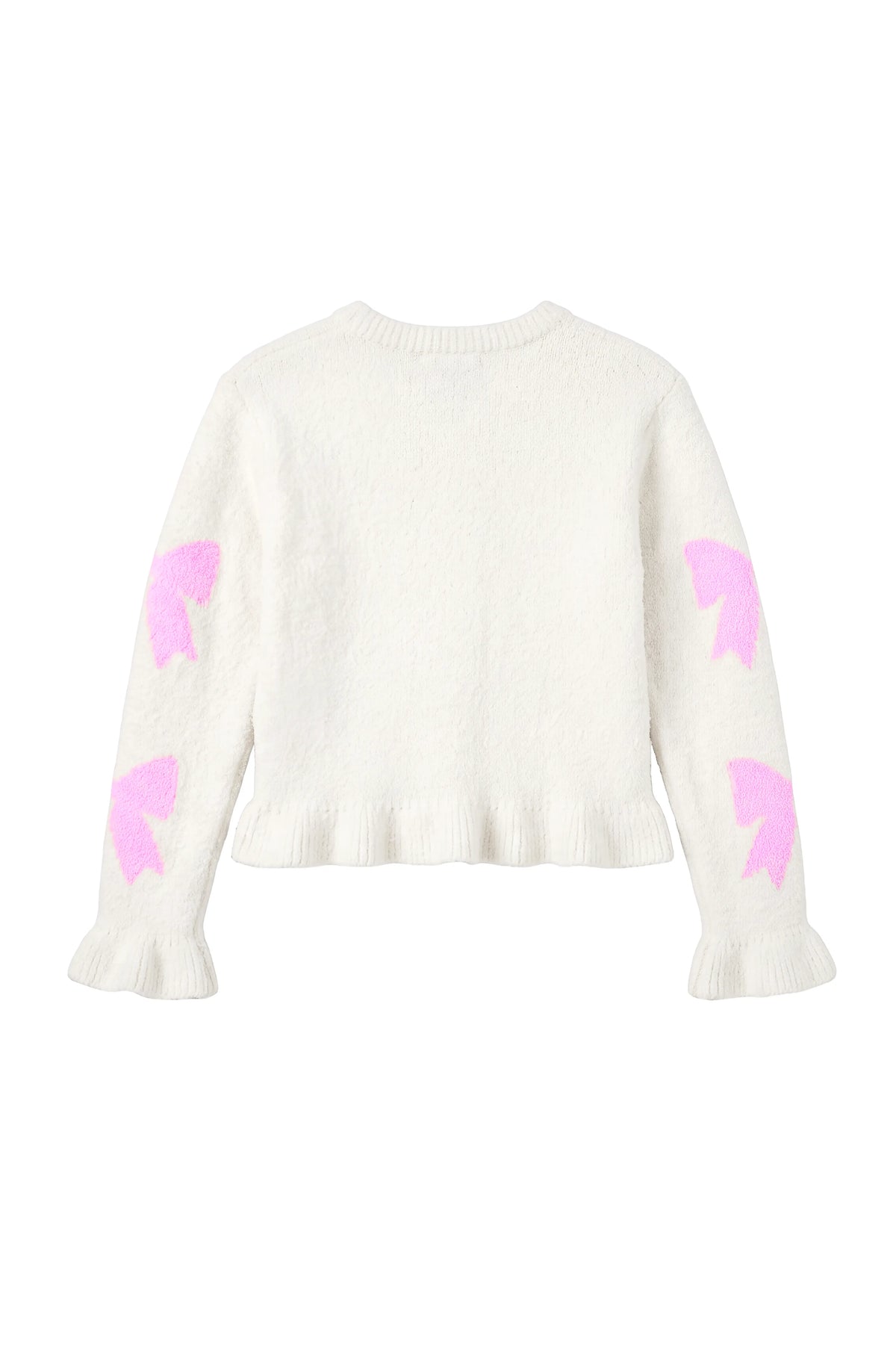 LIMEAPPLE - BG - BOW APPLIQUE SWEATER - CREAM