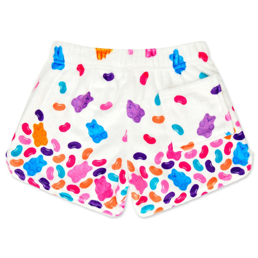 ISCREAM - TG - JELLY BEARS PLUSH SHORTS - WHITE