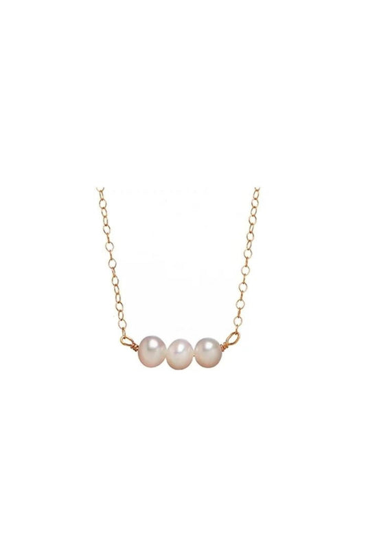 Three Pearl Necklace