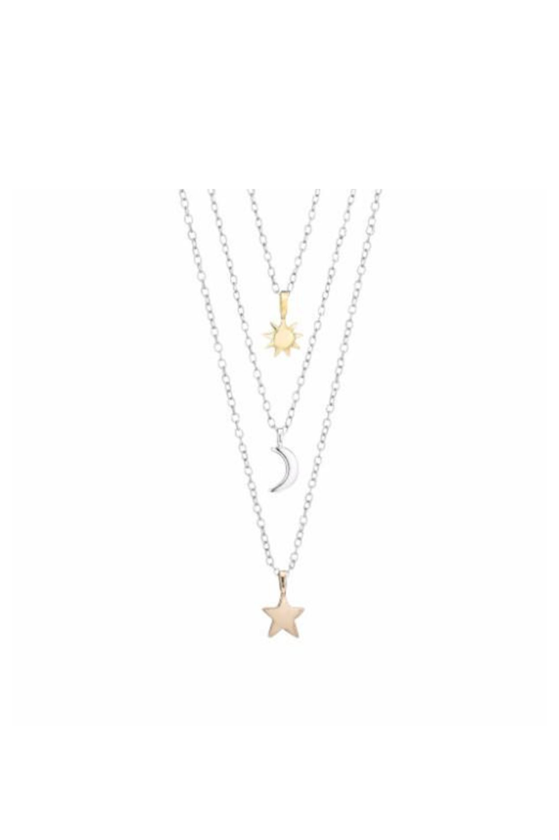 Amazon.com: Sisadodo Friendship Sun Moon Star Necklace for Girls Women  Christmas Gift for Best Friend Matching Bff Necklace for 3 Sister Necklaces  Birthday Gifts for Daughter Friends: Clothing, Shoes & Jewelry