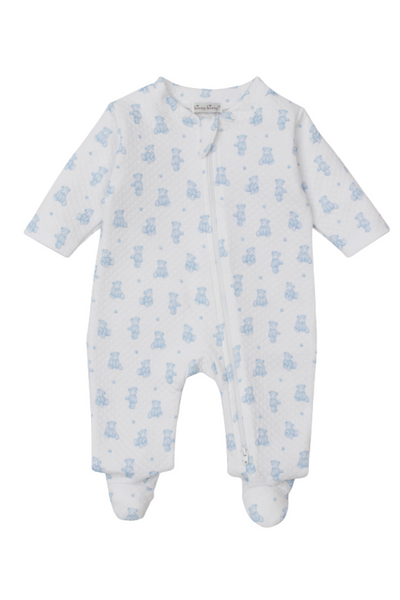 Kissy Kissy - Blue Teddy Bear Time PRT Footie