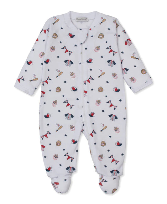 KISSY KISSY - BBY - FOOTIE W/ ZIP - FLY BALL - MULTI