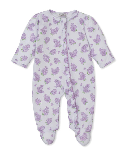 KISSY KISSY - BBY - LILAC LOVE FOOTIE W/ZIP - LILAC