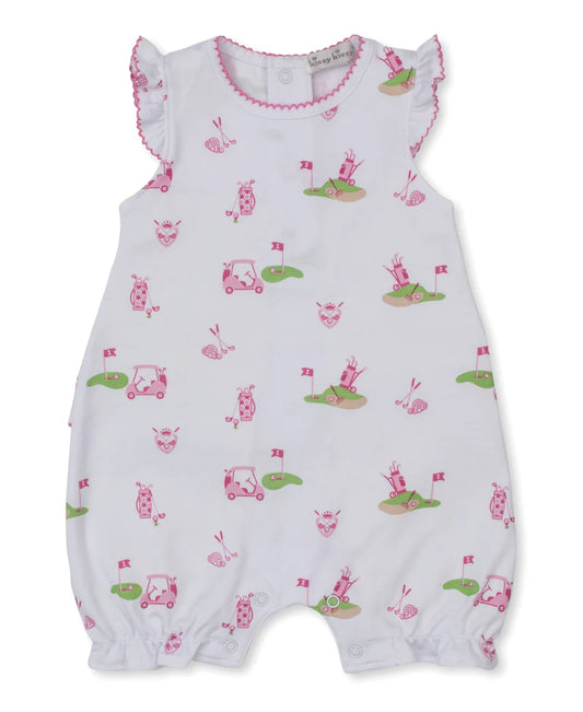 KISSY KISSY - BBY - SHORT PLAYSUIT PRT - GOLF CHAMPIONSHIP - MULTI PINK