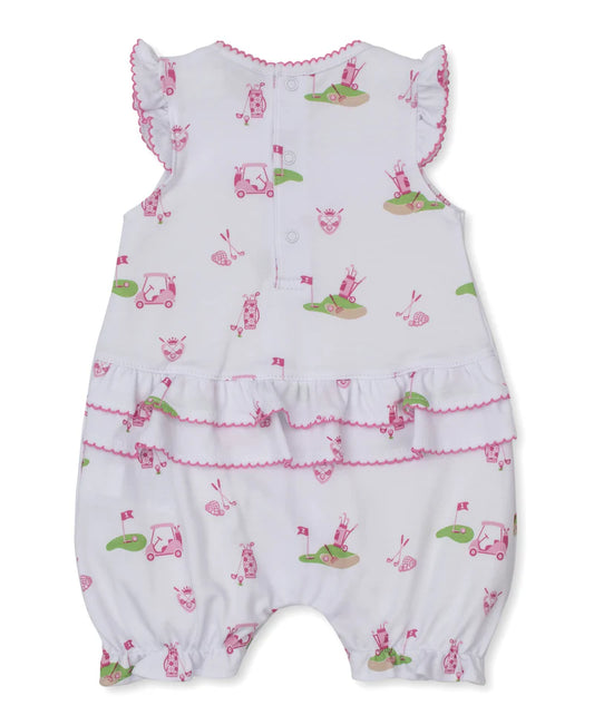KISSY KISSY - BBY - SHORT PLAYSUIT PRT - GOLF CHAMPIONSHIP - MULTI PINK