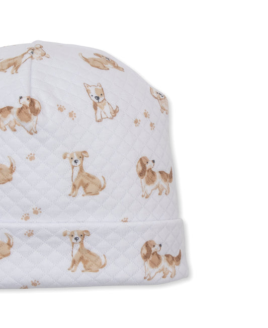 KISSY KISSY - BBY - PUPPY PAWS JACQUARD HAT - BROWN
