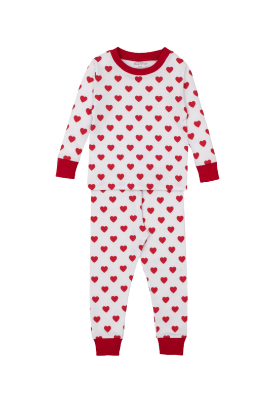 Kissy Kissy - BBY - Be My Valnetine Infant Pajama Set - RED