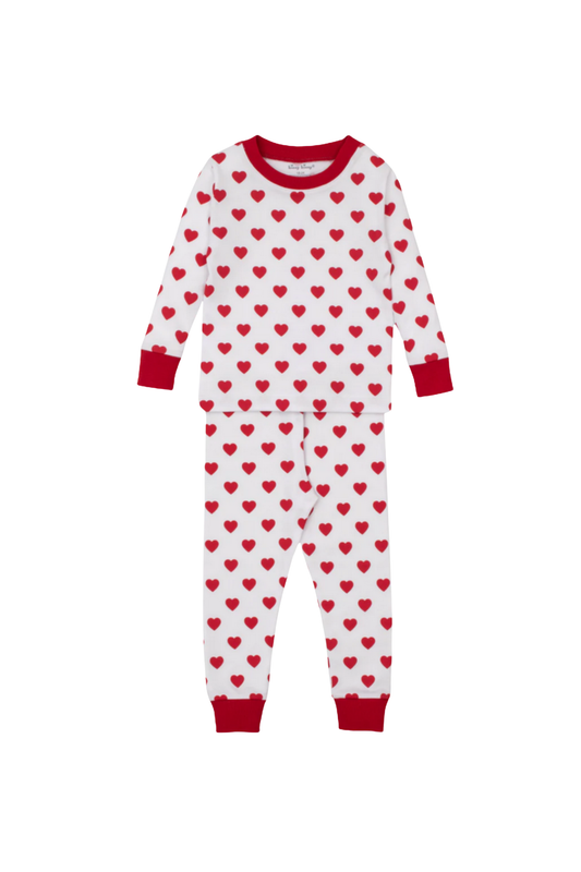 Kissy Kissy - BBY - Be My Valnetine Infant Pajama Set - RED