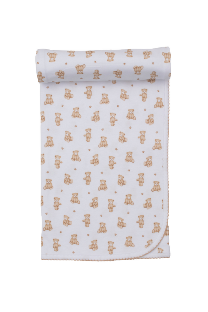 Kissy Kissy - Brown Teddy Bear Time Blanket