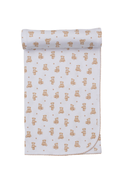 Kissy Kissy - Brown Teddy Bear Time Blanket