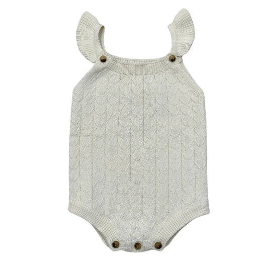 BABYSPROUTS - BBY - KNIT SWEATER BODYSUIT - CREAM