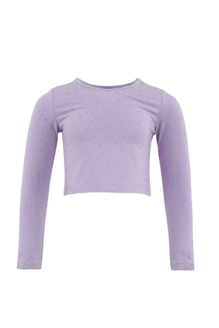 Lola and the Boys - Lavender Sparkle Long Sleeve