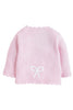 Little English - Pink Bow Crochet Sweater