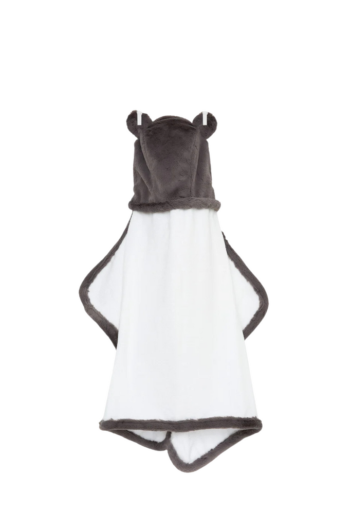 Little Giraffe - Luxe Baby Towel Charcoal