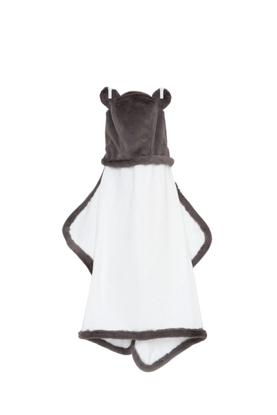Little Giraffe - Luxe Baby Towel Charcoal