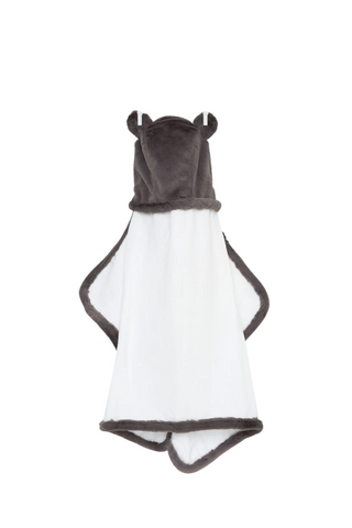 Little Giraffe - Luxe Baby Towel Charcoal