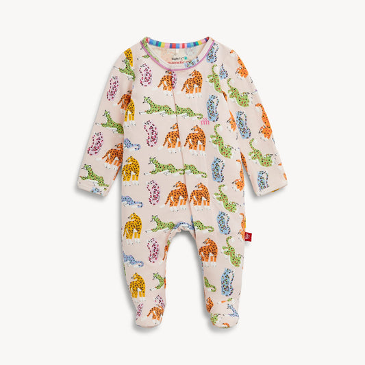 MAGNETIC ME - BBY - LEOPARD QUEENS RF FOOTIE