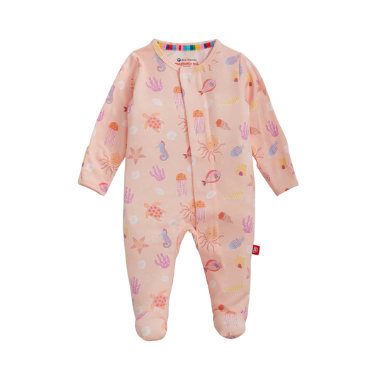 MAGNETIC ME - BBY - MODAL FOOTIE - DEEP CHIC PINK