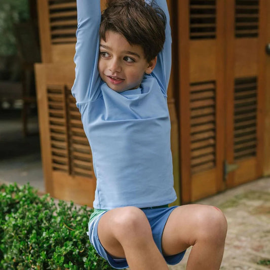 MINNOW - BB - UNISEX PERI BLUE RASHGUARD - PERI BLUE