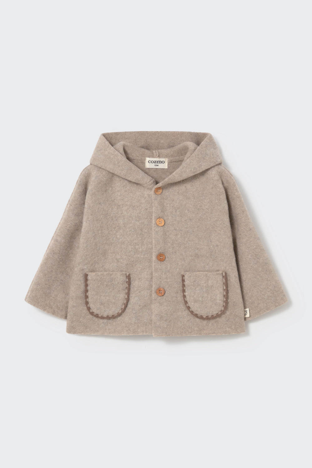 COZMO - BBY - SOFT BAMBOO COAT - STONE