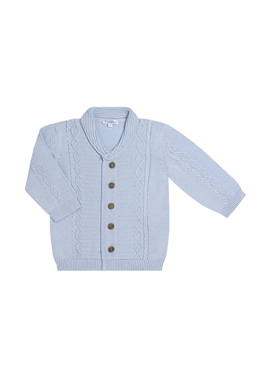 NELLAPIMA - BBY - LONDON KNIT CARDIGAN - BLUE