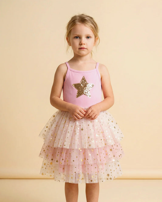 PETITE HAILEY - TG - NORA 3 LAYERED TUTU - PINK