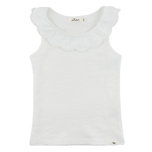 OH BABY! - BBY - BELLA COLLAR TANK - OYSTER