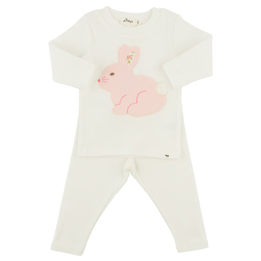 OH BABY! - BBY - PROFILE BUNNY 2 PIECE SET - CREAM