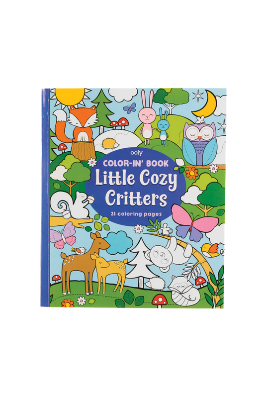 Ooly - T&B - Coloring Book - Little Cozy Critters