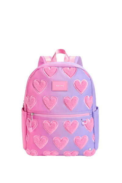 State Bags - Kane Mini Backpack Ombre Fuzzy Hearts
