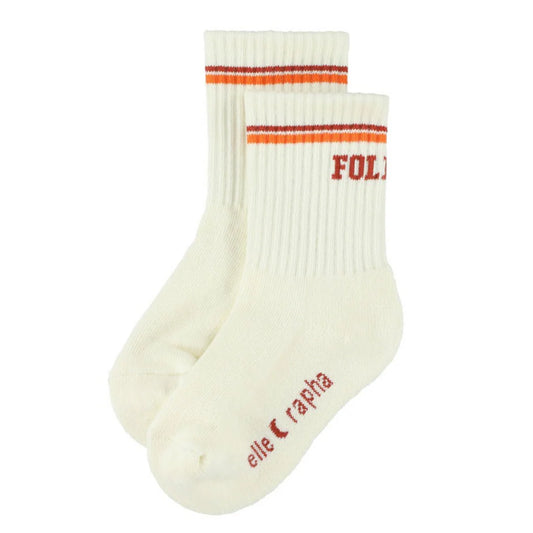 ELLA AND RAPHA - ACC - FOLLOW THE SUN KIDS SOCKS - CREAM/OAT