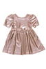 Pink Chicken - Champagne Textured Lame Laurie Dress