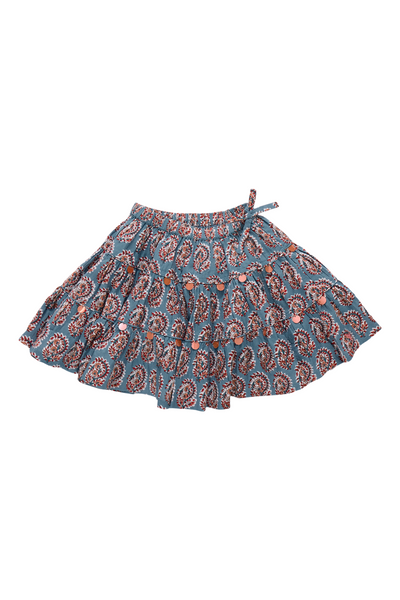 Pink Chicken - Blue Paisley Allie Skirt