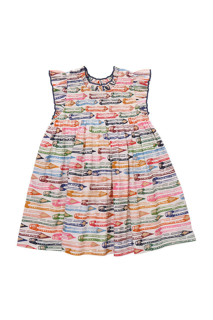 Pink Chicken - Colored Pencils Stevie Dress