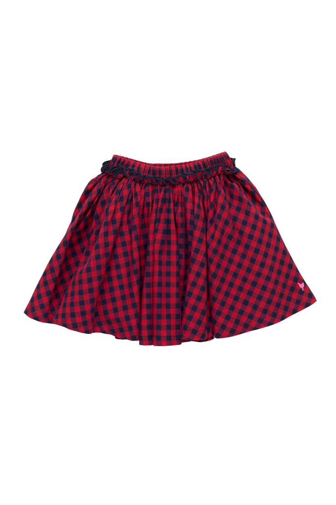 Pink Chicken - Red Blue Check Gianna Skirt