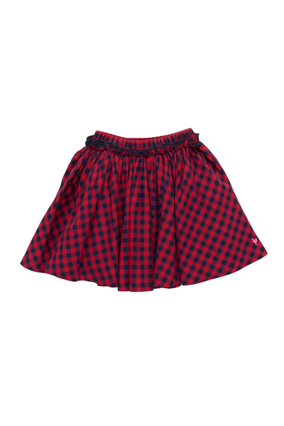 Pink Chicken - Red Blue Check Gianna Skirt