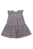 Pink Chicken - Blue Paisley Fiona Ruffle Dress