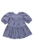 Pink Chicken - Blue Blossom Embroidery Fiona Dress