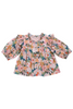 Pink Chicken - Watercolor Floral Kalani Button Up Top