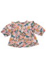 Pink Chicken - Watercolor Floral Kalani Button Up Top