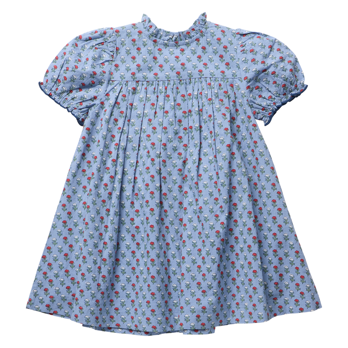 PINK CHICKEN - TG - GIRLS LUCIA DRESS - LIGHT BLUE CARNATION