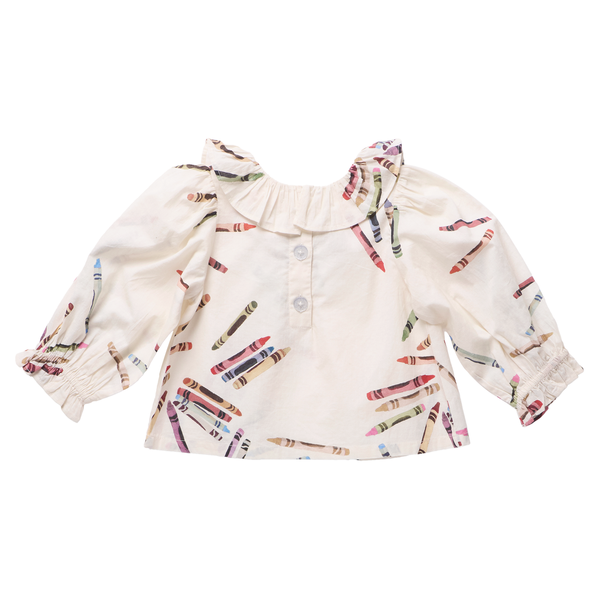PINK CHICKEN - TG - GIRLS AMARA TOP - TOSSED CRAYONS