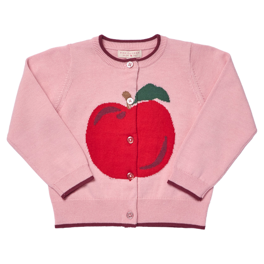 PINK CHICKEN - TG - GIRLS MAUDE SWEATER - CRISP APPLE