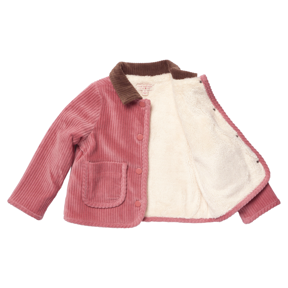 PINK CHICKEN - TG - GIRLS JACE PLUSH JACKET - PINK