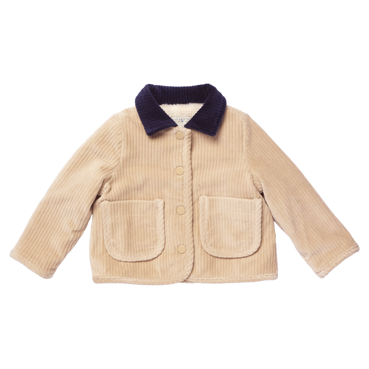 PINK CHICKEN - TB - BOYS JACE PLUSH JACKET - KHAKI