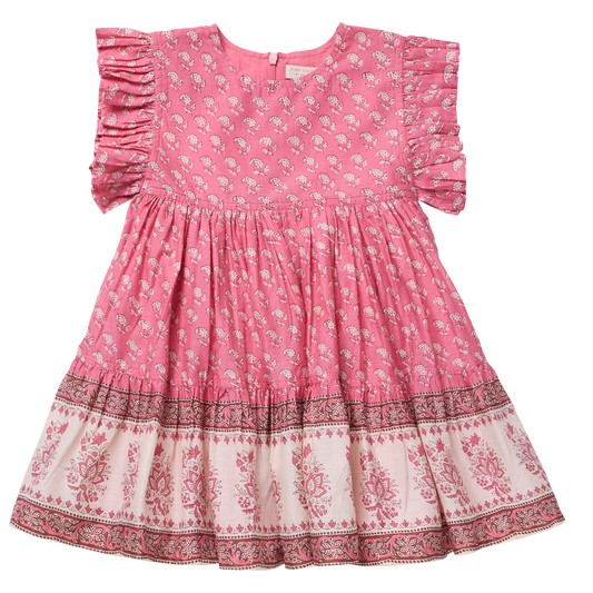 PINK CHICKEN - BG - GIRLS KIT DRESS - SMALL PAISLEY