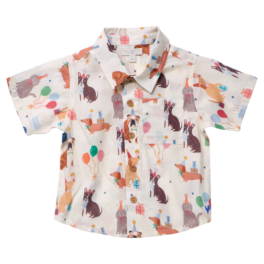 PINK CHICKEN - BBY - BABY BOYS JACK SHIRT - PARTY PETS