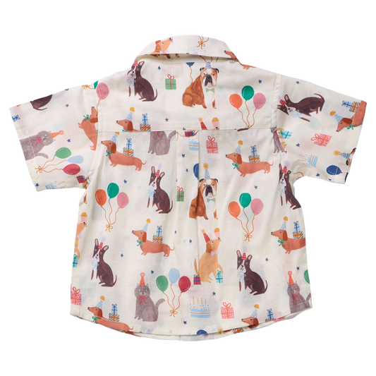 PINK CHICKEN - BBY - BABY BOYS JACK SHIRT - PARTY PETS