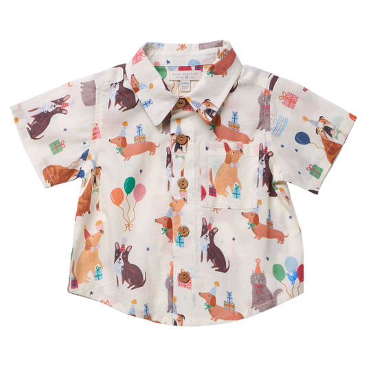 PINK CHICKEN - TB - BOYS JACK SHIRT - PARTY PETS